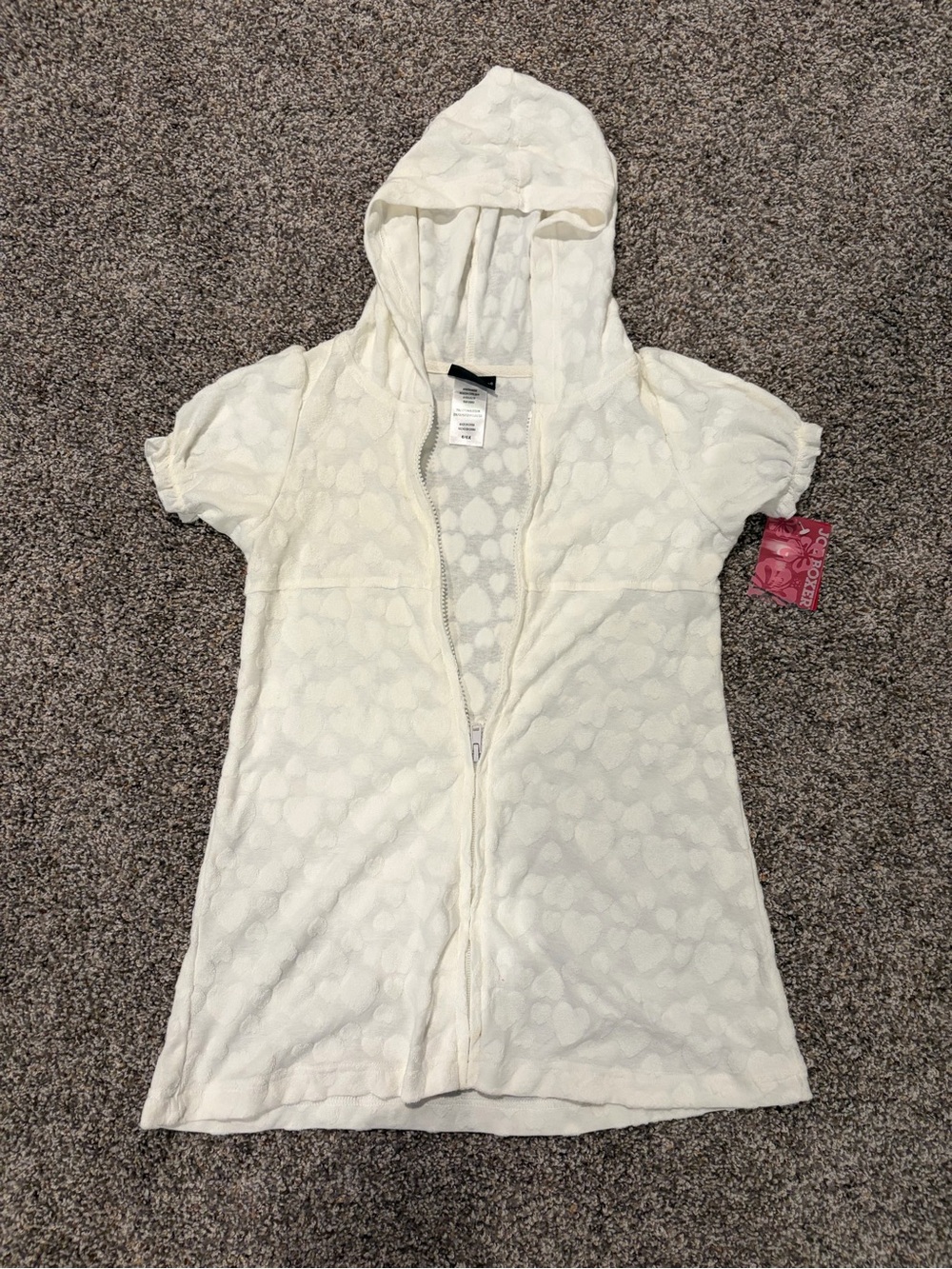 Girls' Cream Beach Cover-Up